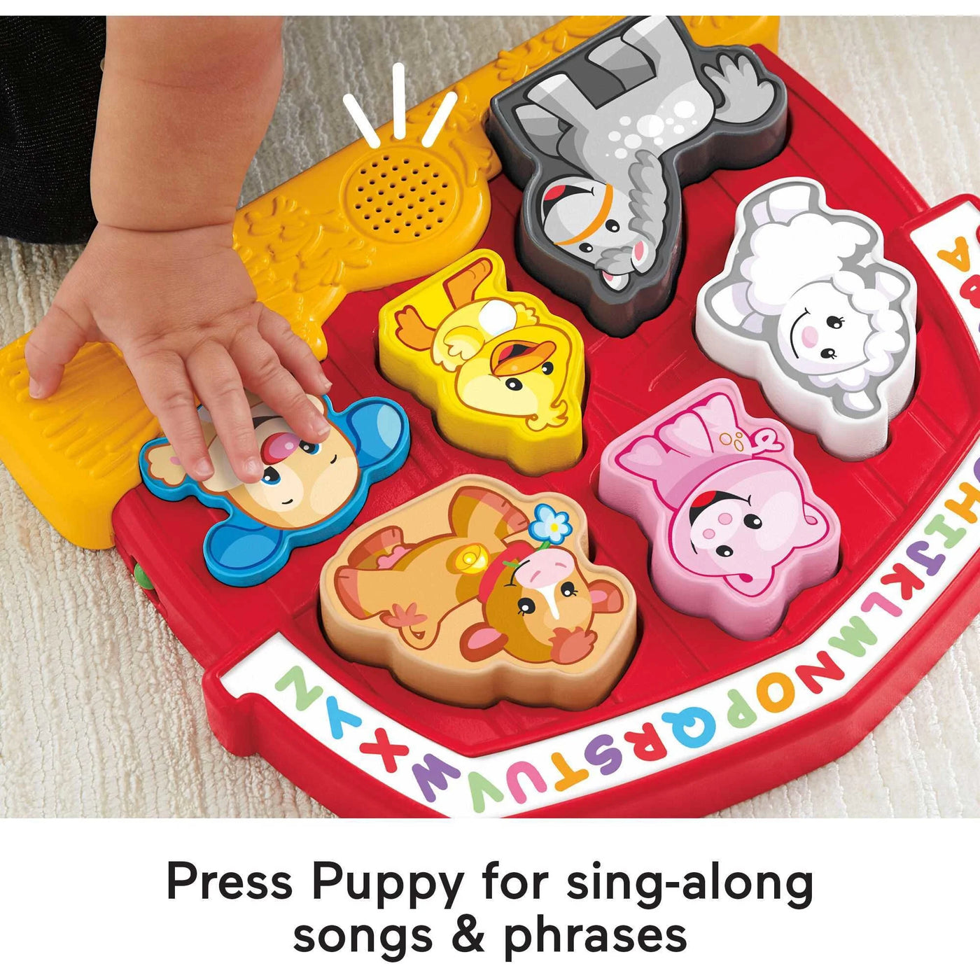 Fisher-Price Laugh & Learn Farm Animal Puzzle Shape Sorting Baby Toy (Ages 1-3yr)