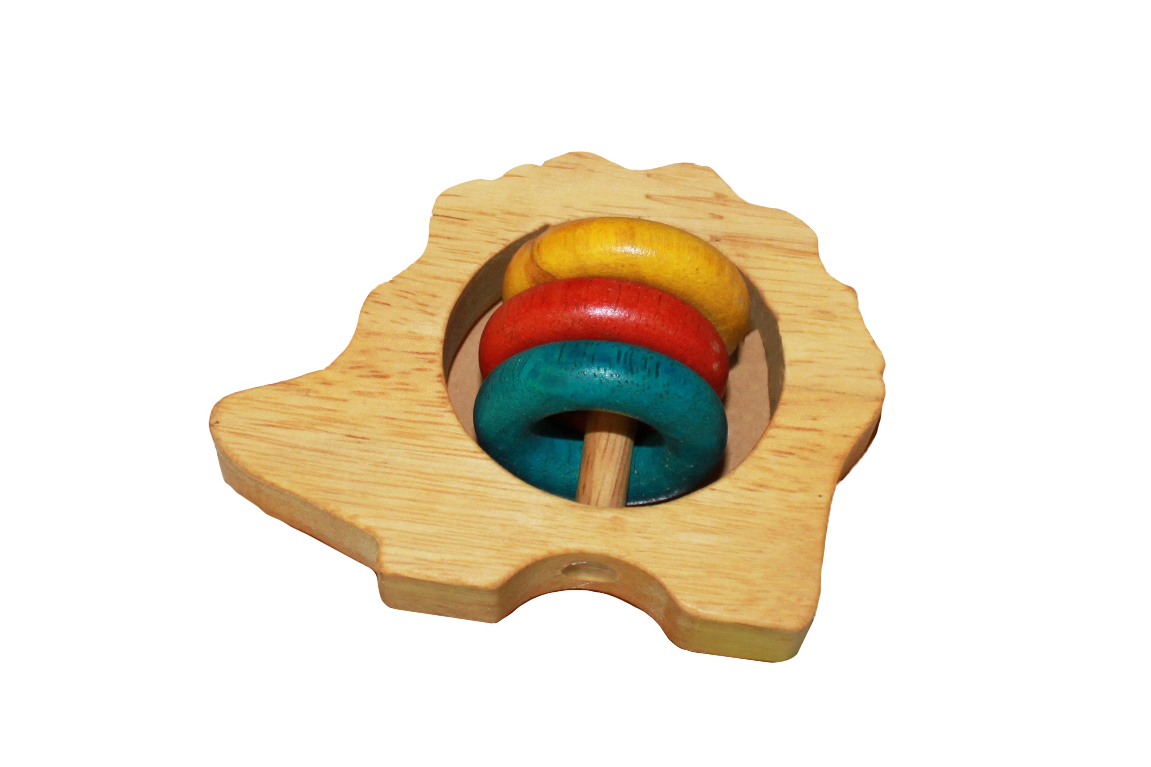 Echidna Rattle Wooden Toy