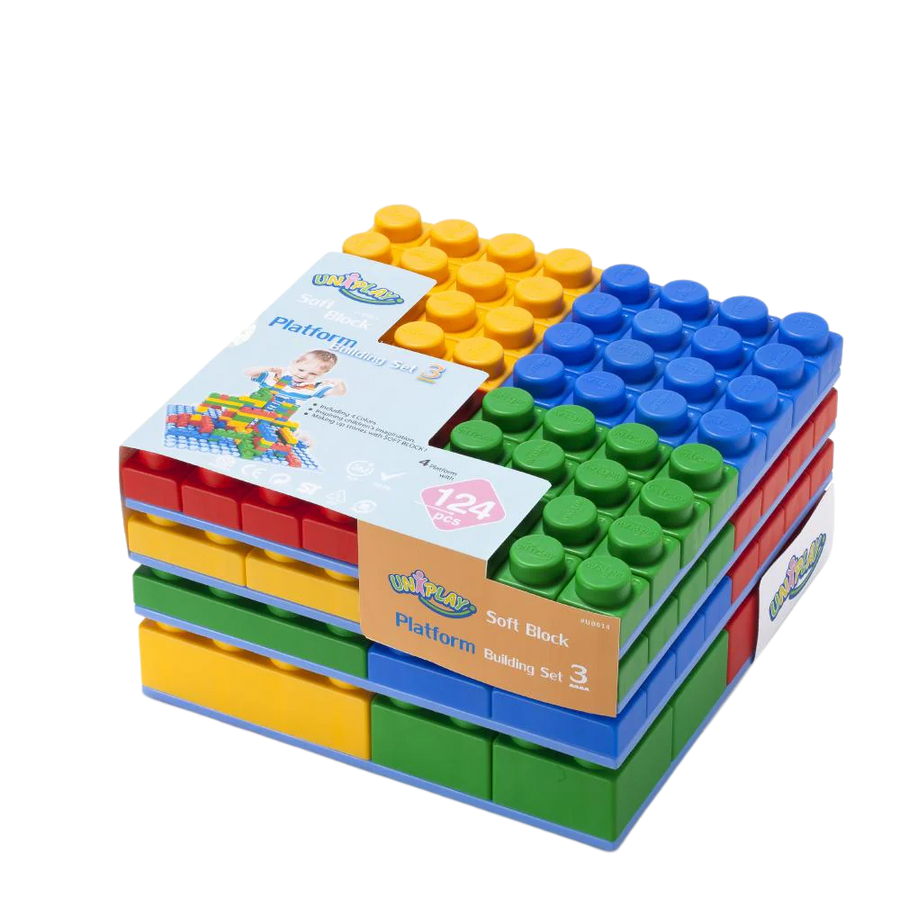 UNiPLAY Platform with 126 pcs Soft Building Blocks