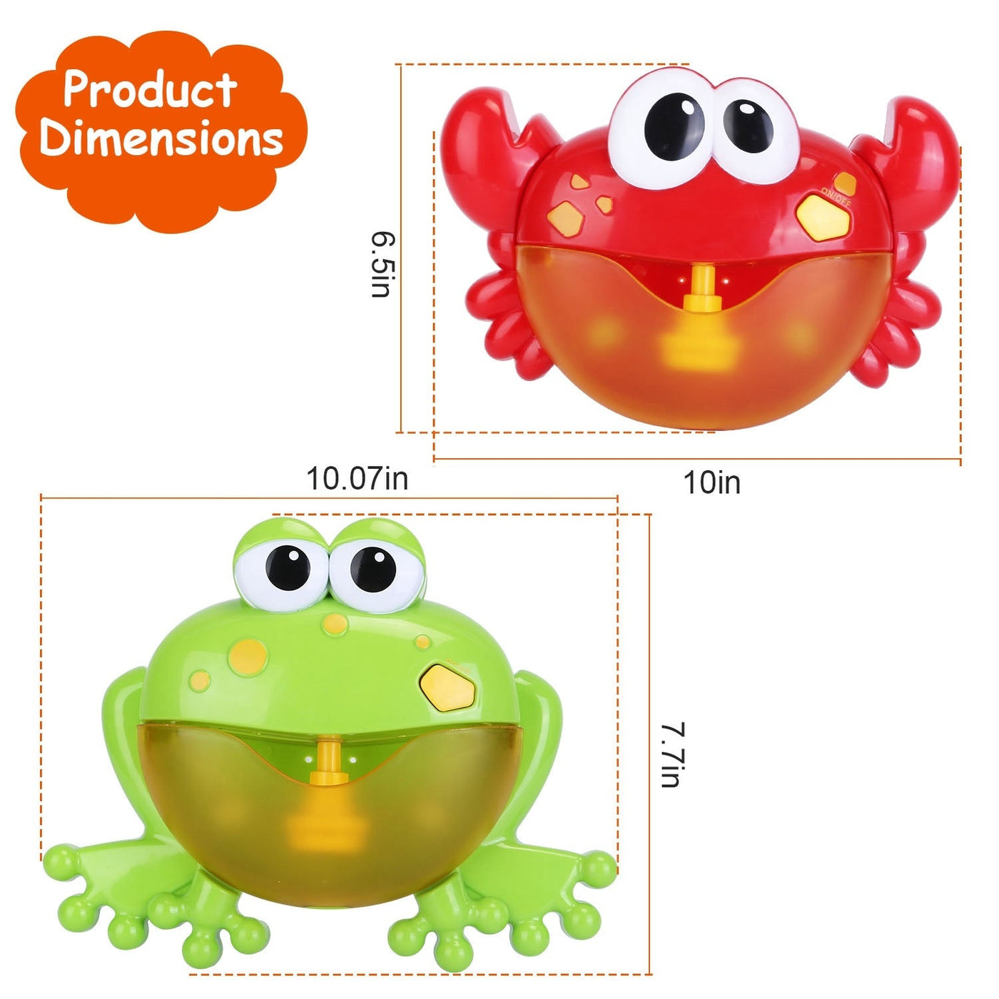 Frog Musical Bubble Bath Maker Baby Bath Toys for Bathtubs Toddler Bubble Machine
