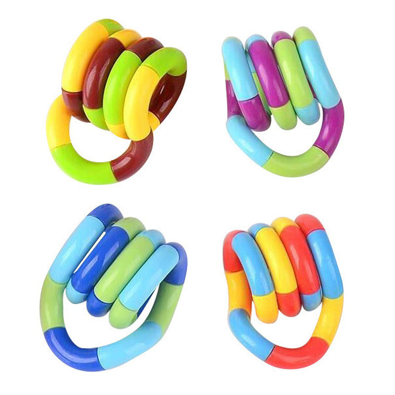 4Pcs Twisted Rope Anti Stress Toy