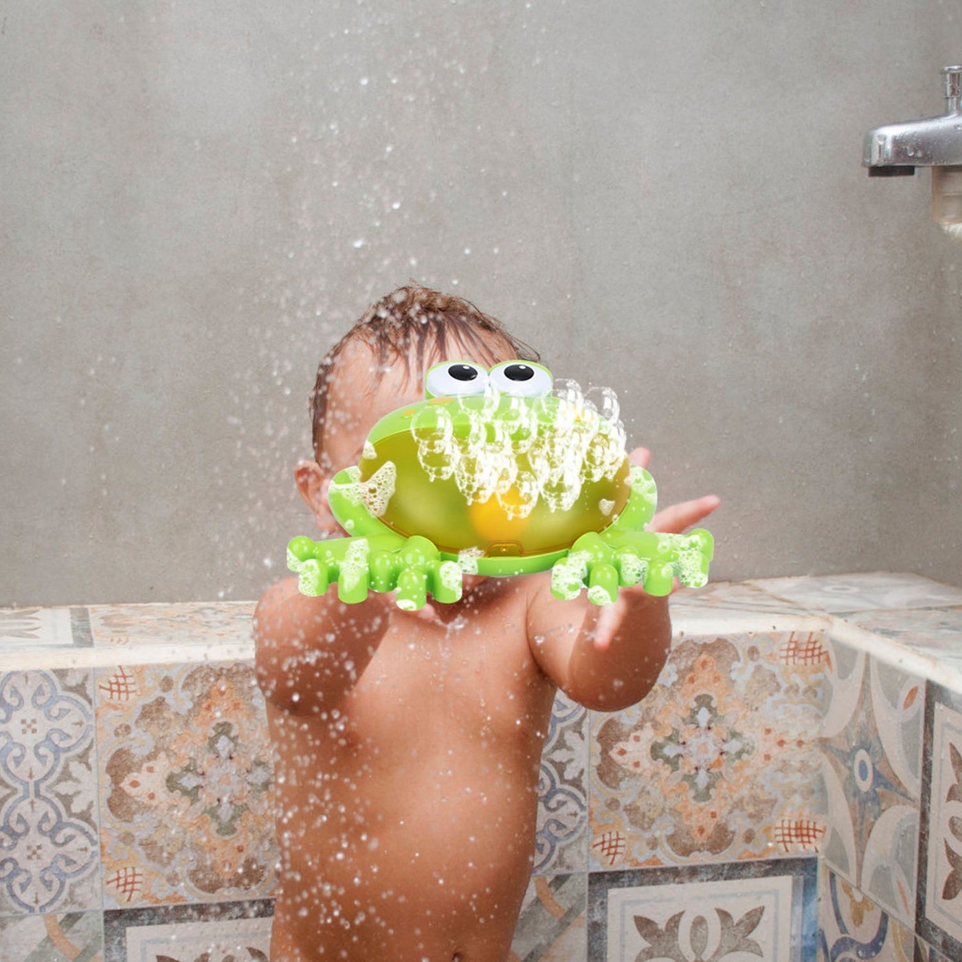 Frog Musical Bubble Bath Maker Baby Bath Toys for Bathtubs Toddler Bubble Machine