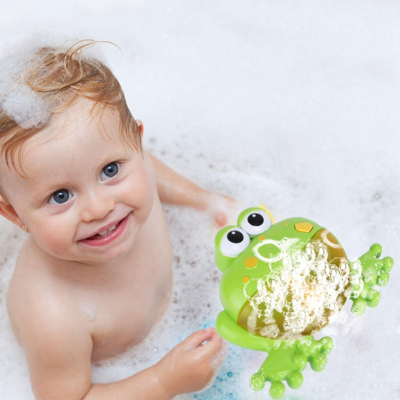 Frog Musical Bubble Bath Maker Baby Bath Toys for Bathtubs Toddler Bubble Machine