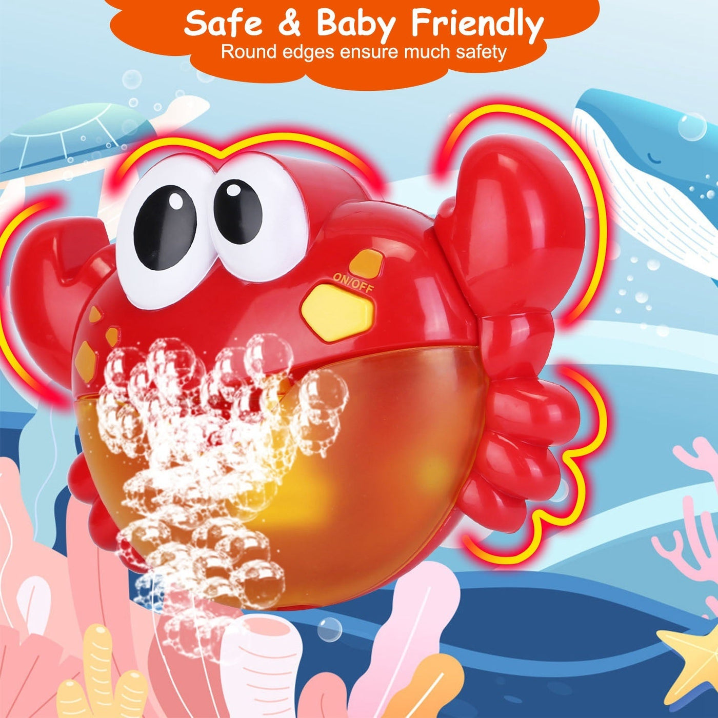 Frog Musical Bubble Bath Maker Baby Bath Toys for Bathtubs Toddler Bubble Machine