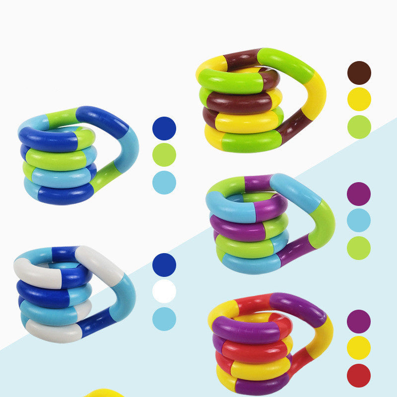 4Pcs Twisted Rope Anti Stress Toy