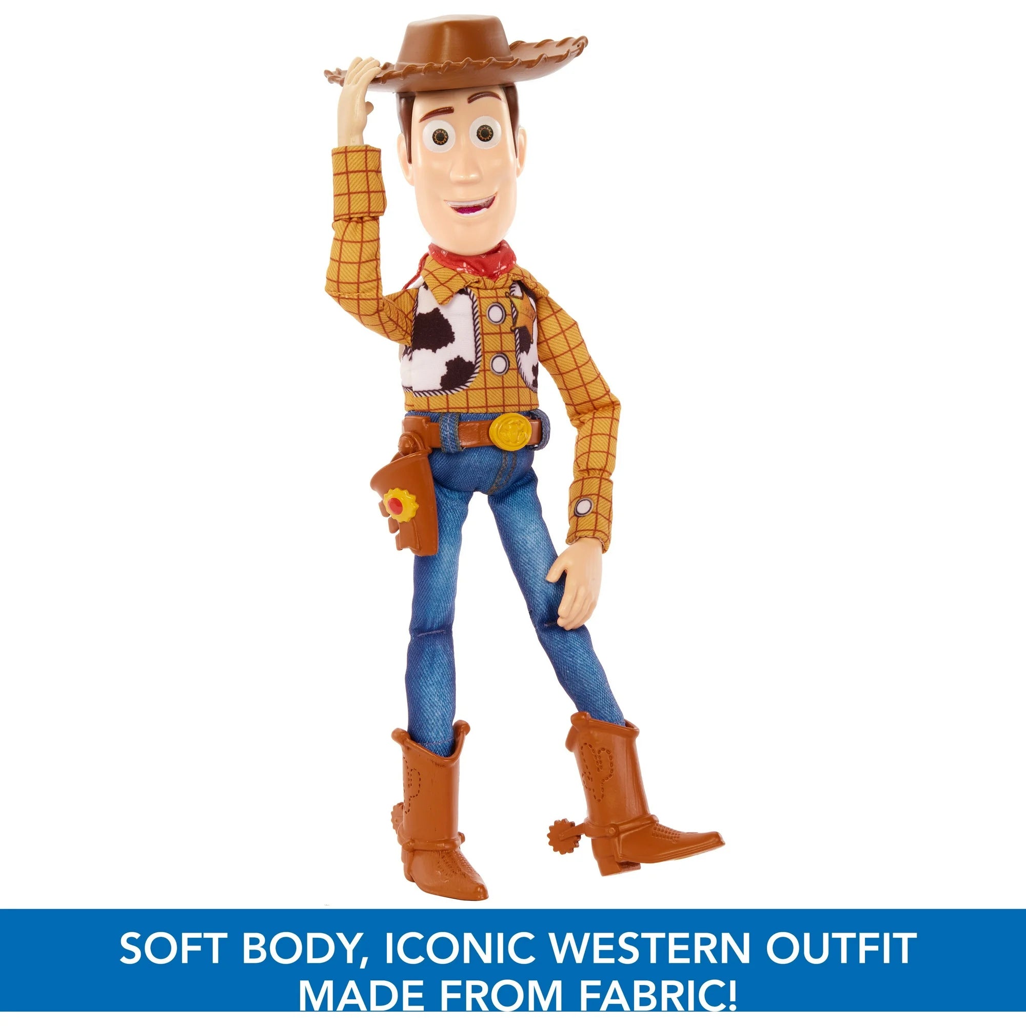 Disney & Pixar Toy Story Roundup Fun Woody Large Talking Figure, 12"