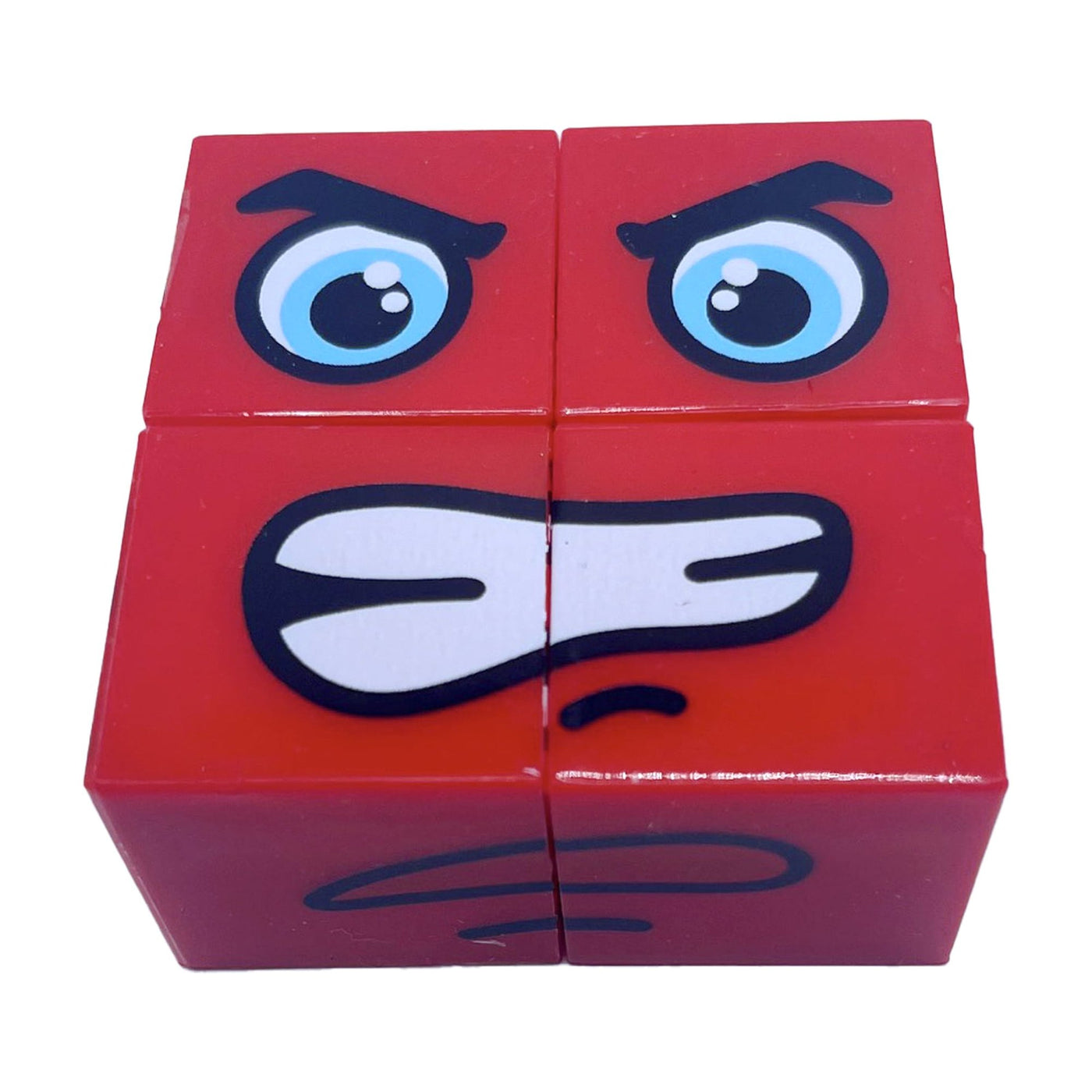 Zummy Face Change Board Game with 16 Cubes and Game Bell