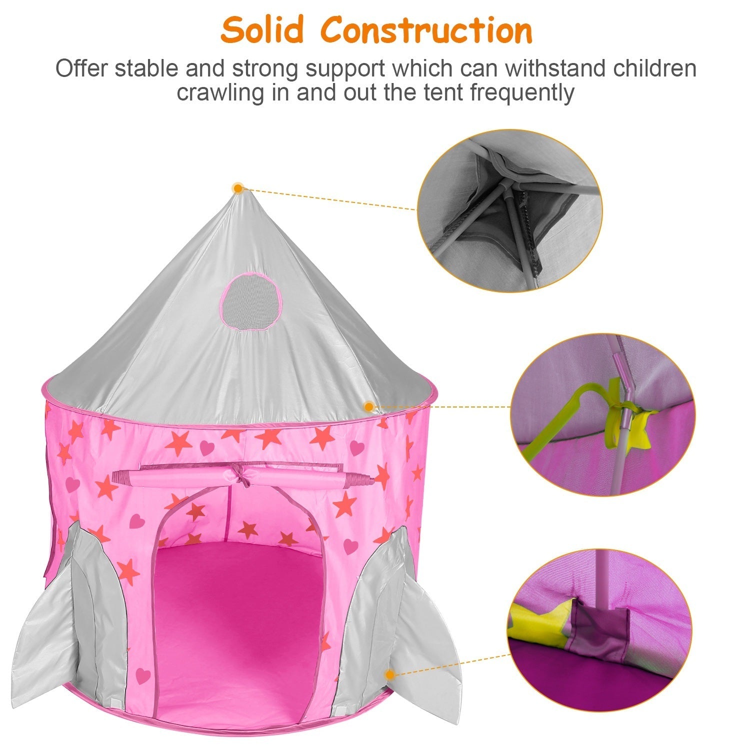 3 In 1 Child Crawl Tunnel Tent Kids Play