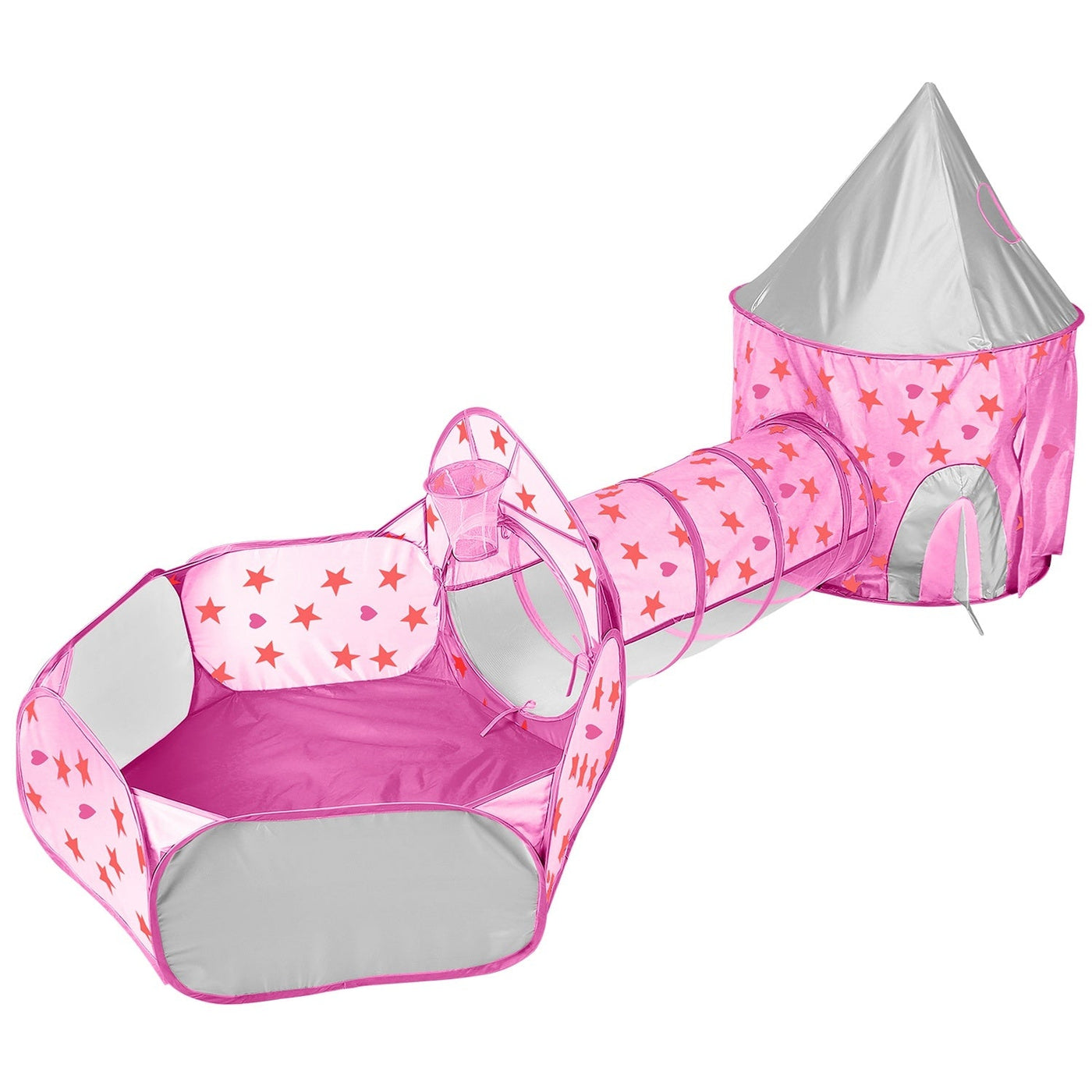 3 In 1 Child Crawl Tunnel Tent Kids Play